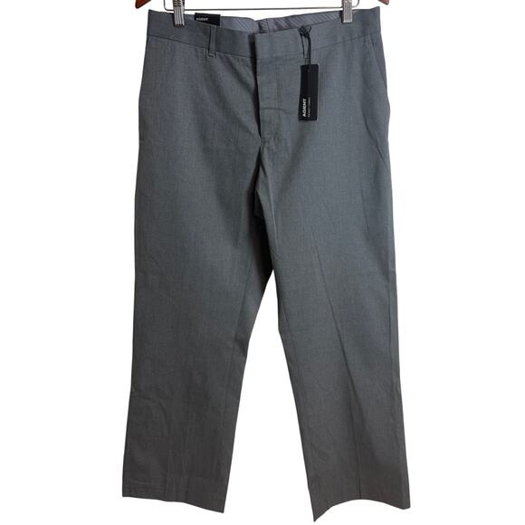 Express Other - Express Agent 33 x 30 Slim Fit Dress Pants Gray Flat Front Stretch Men NWT New